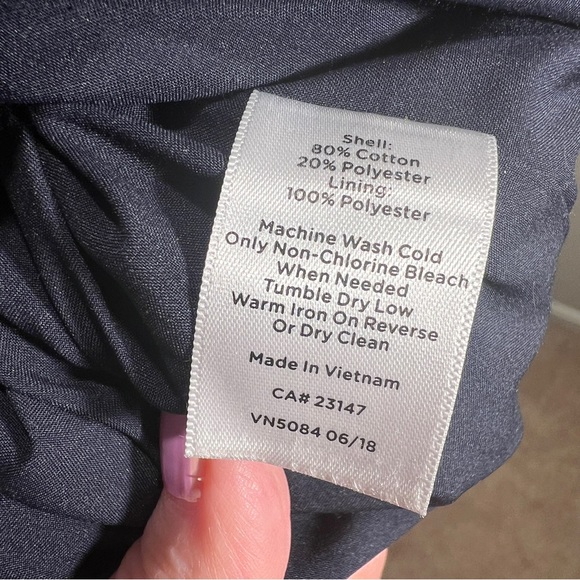 Talbots Dk Purple Velvet Skirt - Picture 5 of 9